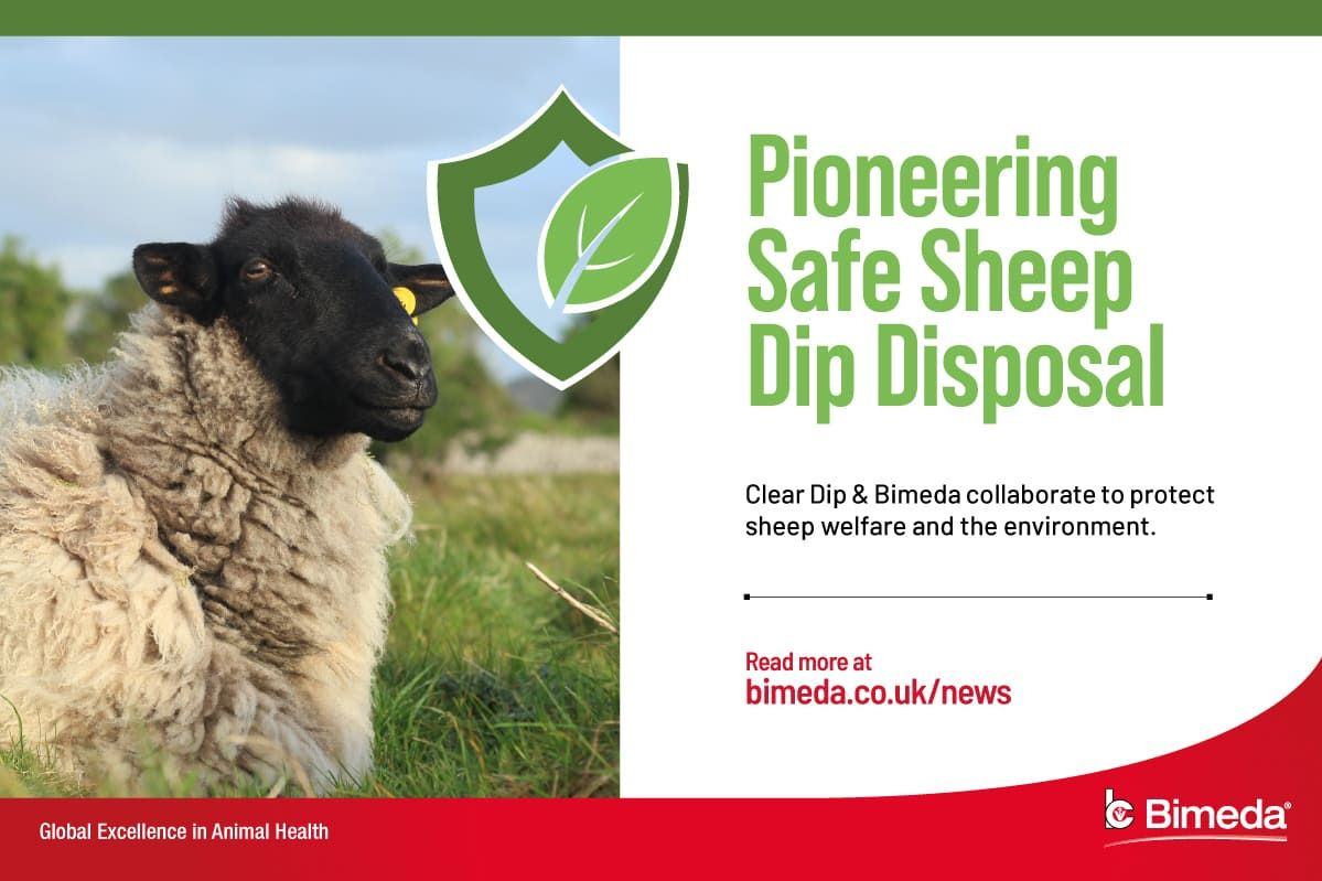 Clear Dip and Bimeda Collaborate to Pioneer Safe Disposal of Waste Sheep Dip Using Innovative Technology